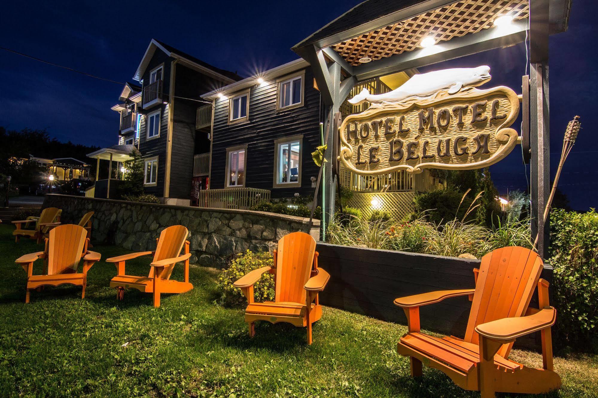 Hôtel Motel Le Beluga Tadoussac Exterior foto